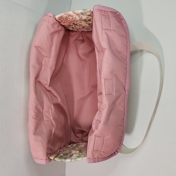 Craft Bag Fabric Hobby Stitch Sew Tote Floral Retro Design - Picture 9 of 13